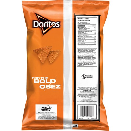 Doritos Tortilla Chips Zesty Cheese 235 g