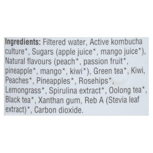 Rise Organic Kombucha Kiwi & Pineapple 414 ml (bottle)