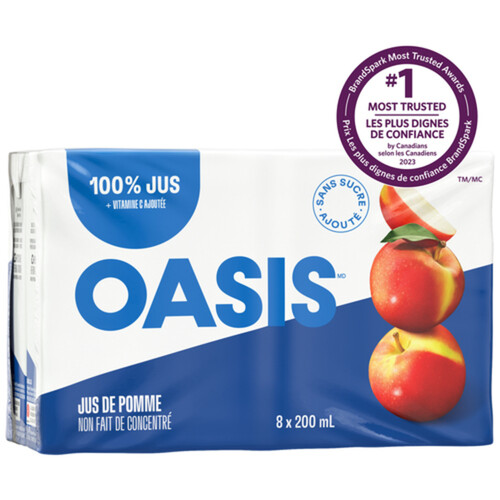Oasis Juice Apple 8 x 200 ml