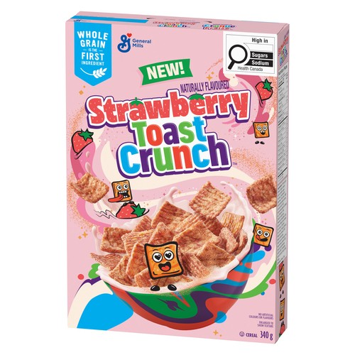 General Mills Cereal Strawberry Toast Crunch 340 g