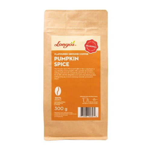Longo's Ground Coffee Pumpkin Spice 300 g