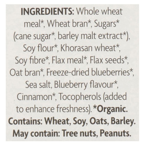 Nature's Path Organic Cereal Blueberry Cinnamon Flax 400 g