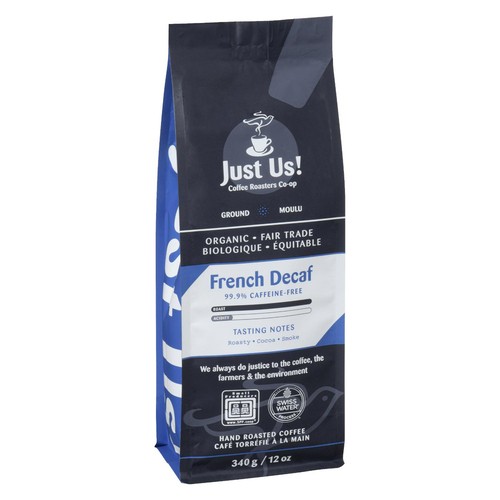 Just Us! Organic Ground Coffee French Decaf 340 g