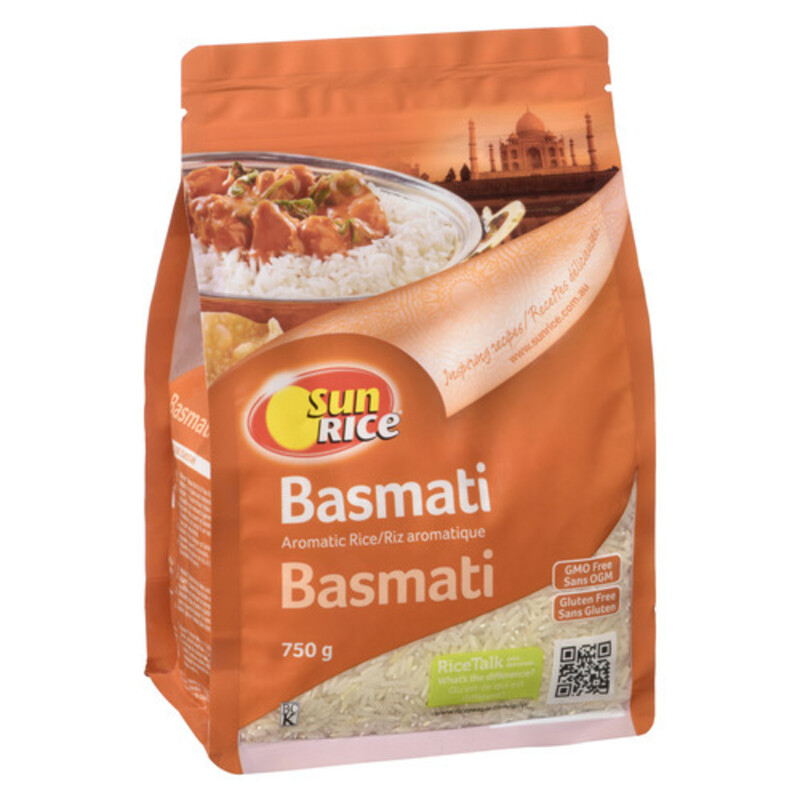 SunRice GlutenFree Basmati Rice 750 g Voilà Online Groceries & Offers