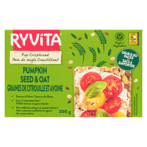 Ryvita Pumpkin Seed Oats Crispbread 200 g