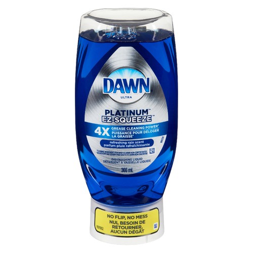 Dawn Platinum Dish Detergent Ez-Squeeze Refreshing Rain 366 ml
