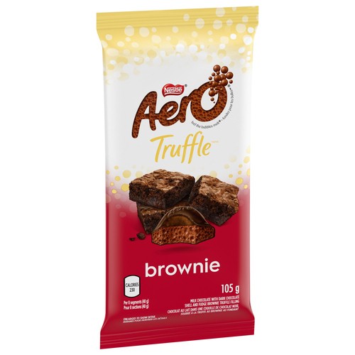 Nestlé Aero Chocolate Truffle Bar Brownie 105 g