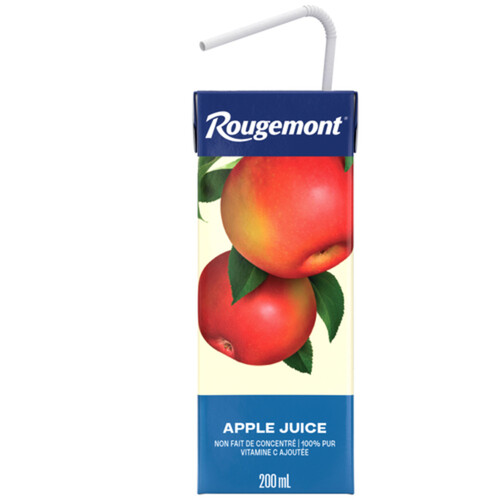 Rougemont Apple Juice Not From Concentrate Boxes 8 x 200 ml