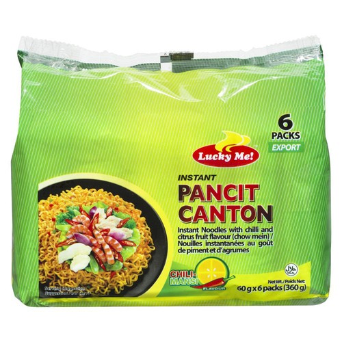 Lucky Me Instant Chow Mein Noodles Kalamansi Citrus 360 g