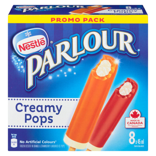 Parlour Ice Cream Creamy Pops Assorted 8 x 45 ml