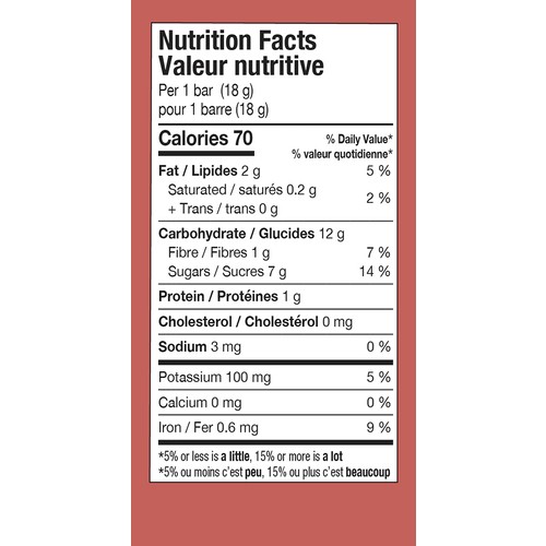 Baby Gourmet Oat Bars Strawberry Carrot 90 g