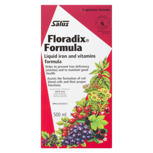 Salus Floradix Formula Liquid Iron 500 ml