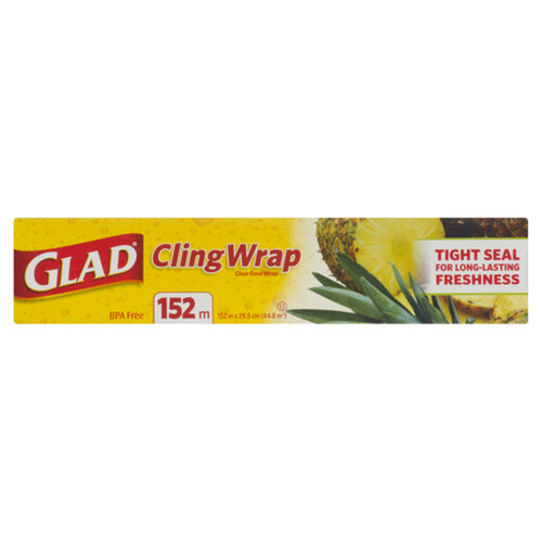 Glad Plastic Wrap ClingWrap 152 Metre Roll