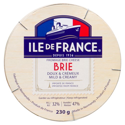 Ile de France Mild & Creamy Brie Cheese 230 g