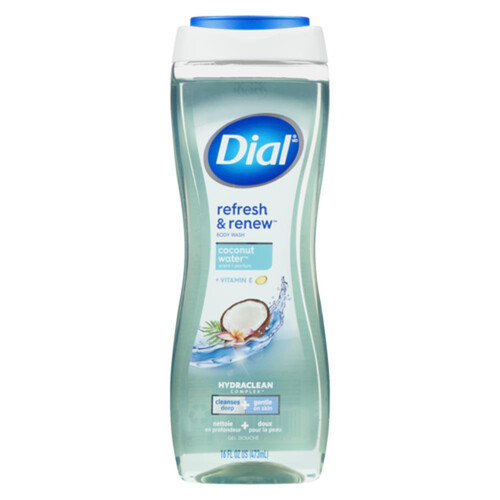 Dial Refresh & Renew Body Wash Coconut Water Scent 473 ml