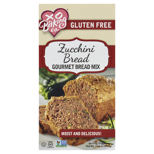 XO Baking Gluten-Free Bread Mix Zucchini 489 g