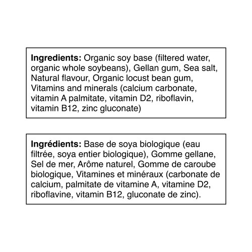 Earth's Own Gluten-Free Unsweetened Soy Milk Alternative Original 1.75 L