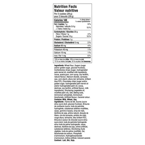 Christie Chips Ahoy! Cadbury Mini Eggs Cookies Family Size 460 g