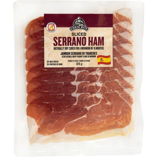 Farm Boy jambon serrano 125 g