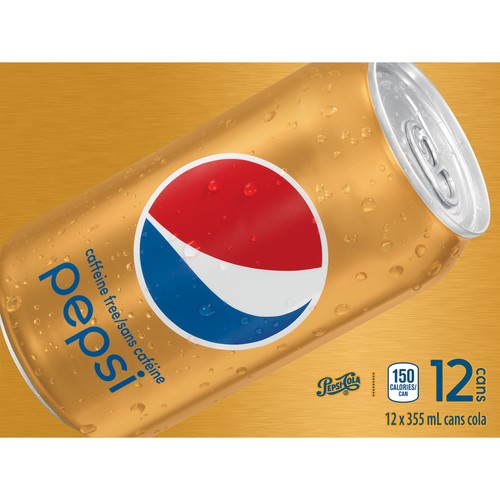 Pepsi Soft Drink Caffeine Free 12 x 355 ml (cans)