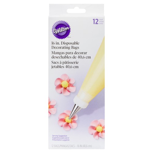 Wilton Enterprises Disposable Decorating Bags 16 Inch 12 EA