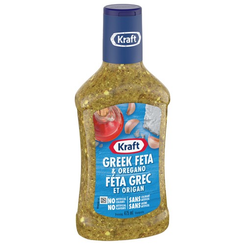 Kraft Dressing Greek With Feta & Oregano 475 ml