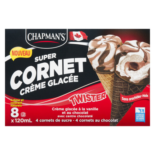 Chapman's Ice Cream - *NEW* Super Twister Cone - Go Ahead Foodies