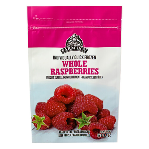Farm Boy Frozen Whole Raspberries 600 g