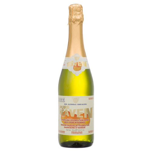 Pure Heaven NonAlcoholic Sparkling Drink White Grape & Mango 750 ml
