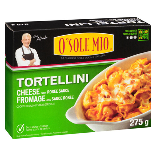 O' SOLE MIO Frozen Tortellini Rosee Sauce Cheese 275 g