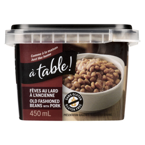 À Table Gluten-Free Old Fashioned Beans With Pork 450 ml