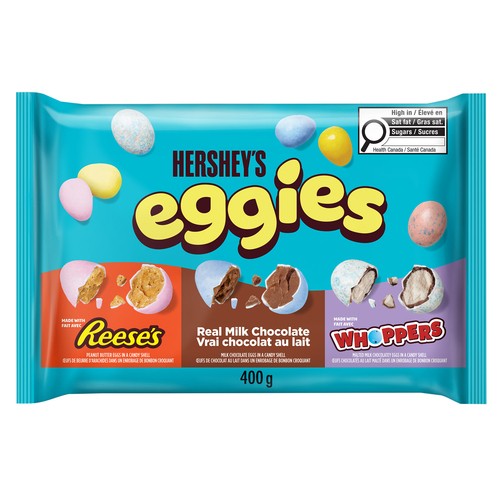 Hershey's Eggies Chocolate Variety Bag 400 g