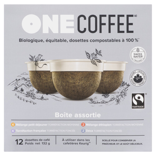 One Coffee Organic Coffee Pods Variety Pack 132 g