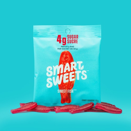 SmartSweets Candy Sweet Fish 50 g
