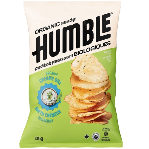 Humble Organic Potato Chips Creamy Dill 135 g