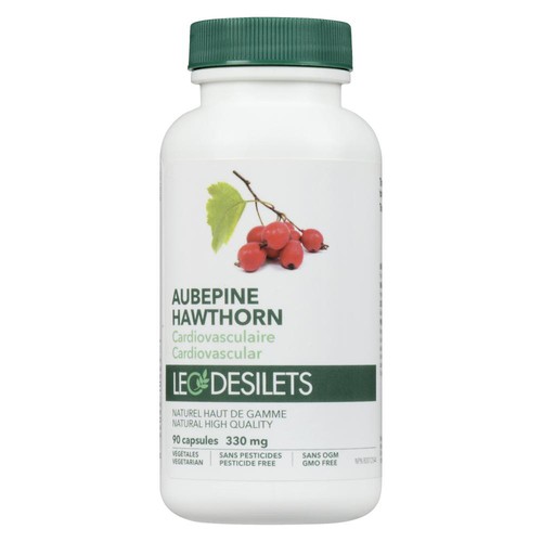 Léo Désilets Cardiovascular Hawthorn 330 mg Capsules 90 Count