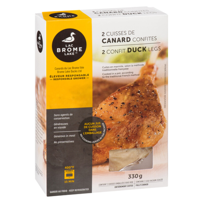 Brome Lake Ducks Ltd Fresh Confit Duck Legs 330 g Voilà Online