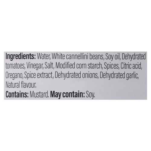 Clark Canned Cannellini Beans Sun-Dried Tomato And Herbs 398 ml