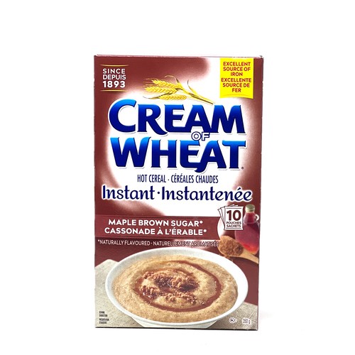 Cream Of Wheat Instant Cereal Maple Brown Sugar 350 g