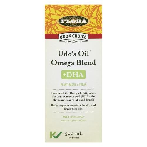 Flora Udo's Choice Udo's Oil Omega Blend +DHA 500 ml