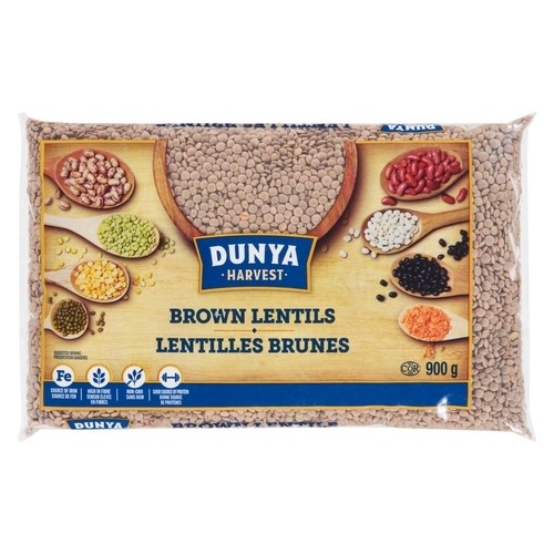 Dunya Harvest Lentils Brown 900 g
