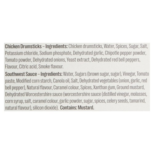 Pinty's Frozen Chicken Drumsticks Seasoned Southwest 950 g