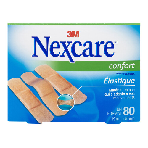 3M Nexcare Comfort Bandages Stretchy 80 Count