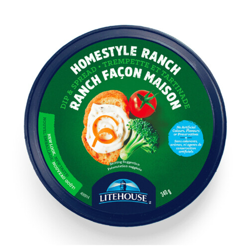 Litehouse Gluten-Free Dip & Spread Homestyle Ranch 340 g