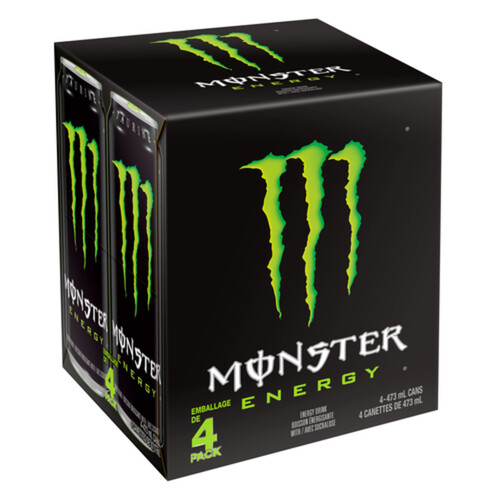 Monster Energy Drink 4 x 473 ml (cans)