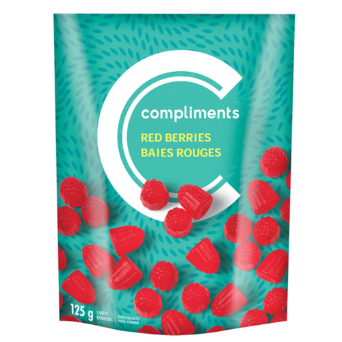 Compliments Candy Red Berries 125 g