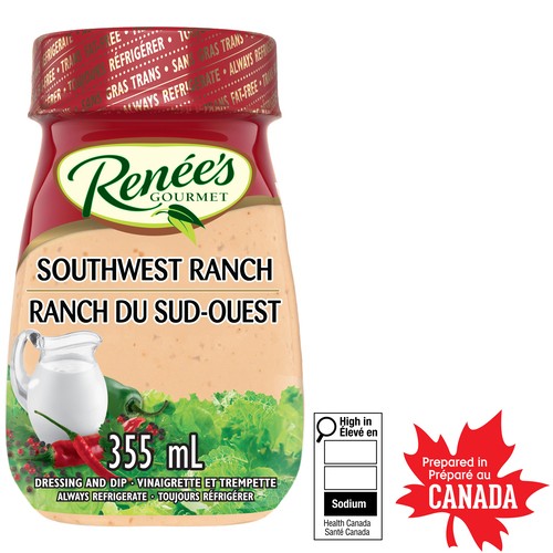 Renees Dressing Southwest Ranch 355 ml