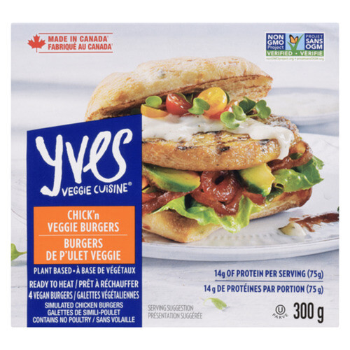 Yves Veggie Cuisine Veggie Chick'n Burgers 300 g