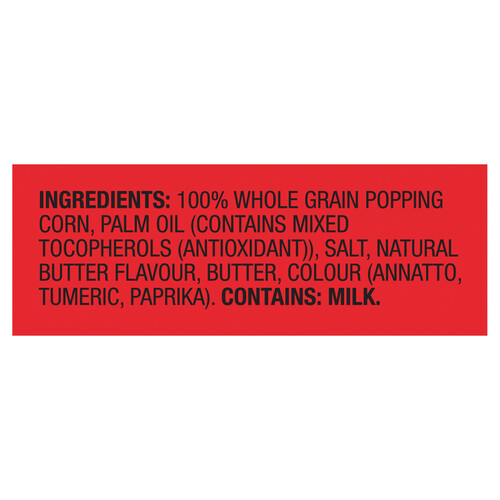 Orville Redenbacher Gluten-Free Popcorn Buttery 6 x 82 g