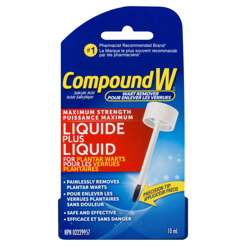 Compound W Liquid Plus Plantar Wart 10 ml